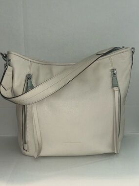 Aimee Kestenberg off white leather hobo shoulder bag